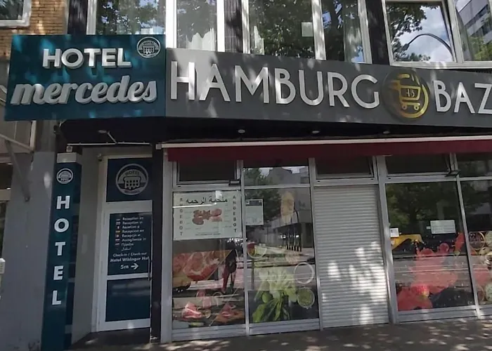 Hotell Mercedes/centrum Hamburg-Harburg